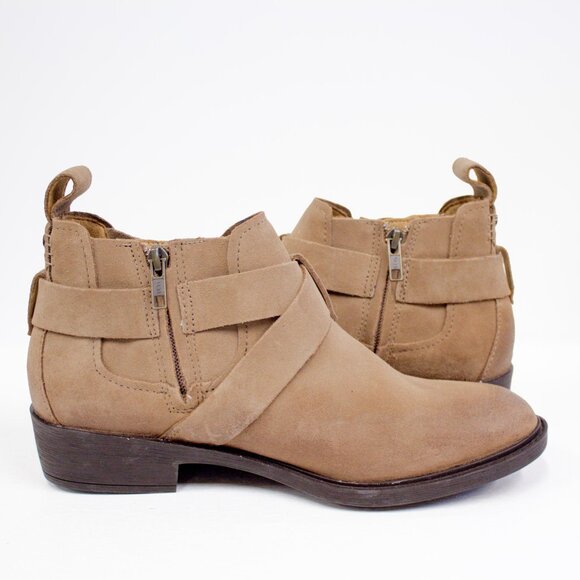 UGG | Boots | Ugg Wylma Suede Leather Ankle Boots Harness Style Equestrian - Picture 11 of 15